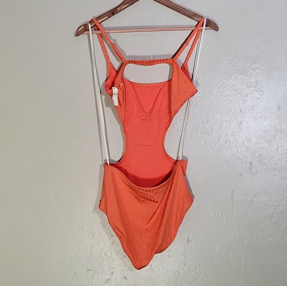 Aerie Orange One Piece Swimsuit - Picture 2 of 4